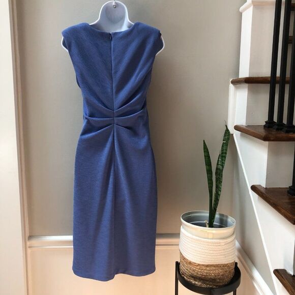 Adrianna Papell Women's‎ Rio Knit TIE Sheath Dress, Lavender Lake size 6 - Picture 3 of 8